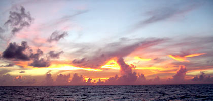 Guguan sky from ship